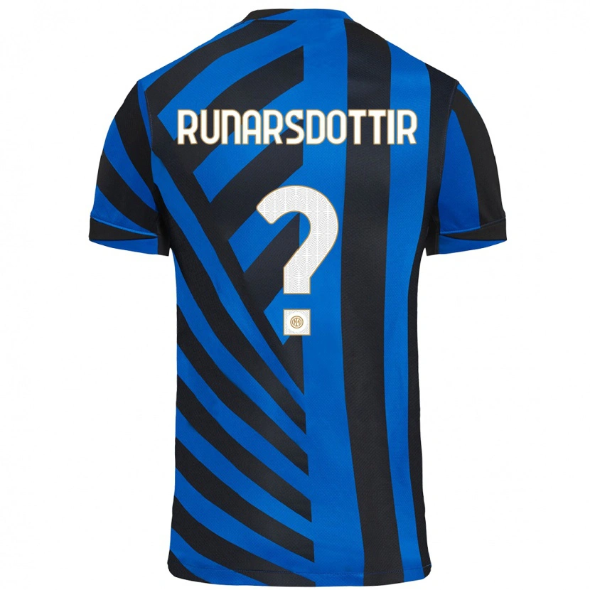 Danxen Men Cecilía Rán Rúnarsdóttir #0 Blue Black Home Jersey 2024/25 T-Shirt