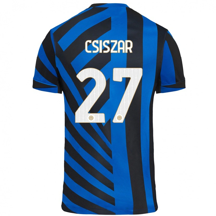 Danxen Men Henrietta Csiszár #27 Blue Black Home Jersey 2024/25 T-Shirt
