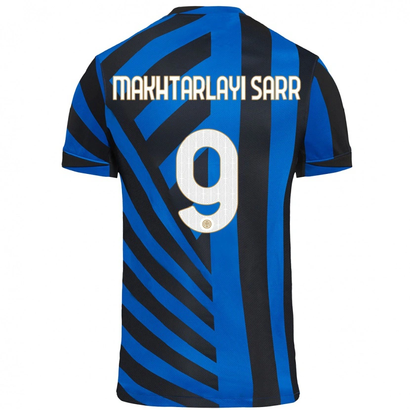 Danxen Men Amadou Makhtarlayi Sarr #9 Blue Black Home Jersey 2024/25 T-Shirt