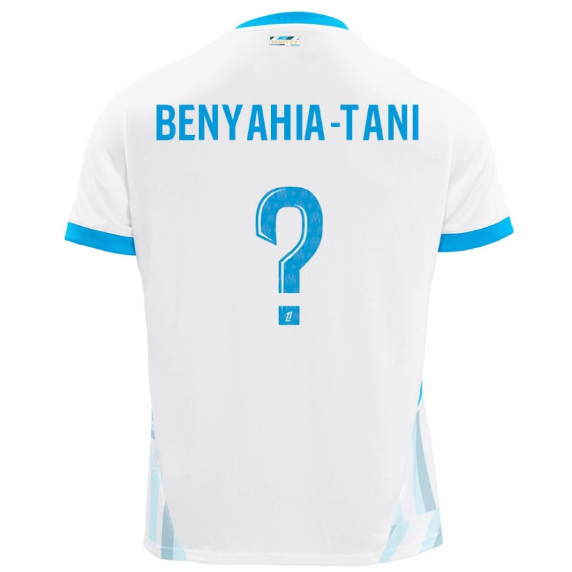 Danxen Men Aylan Benyahia-Tani #0 White Sky Blue Home Jersey 2024/25 T-Shirt