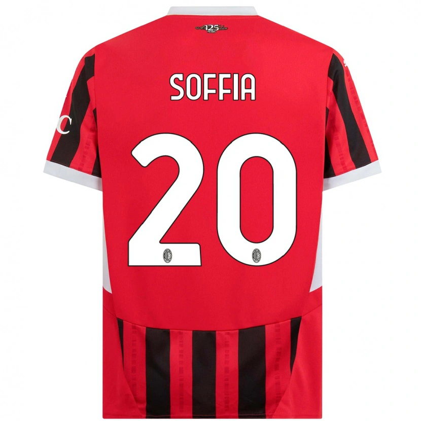 Danxen Men Angelica Soffia #20 Red Black Home Jersey 2024/25 T-Shirt