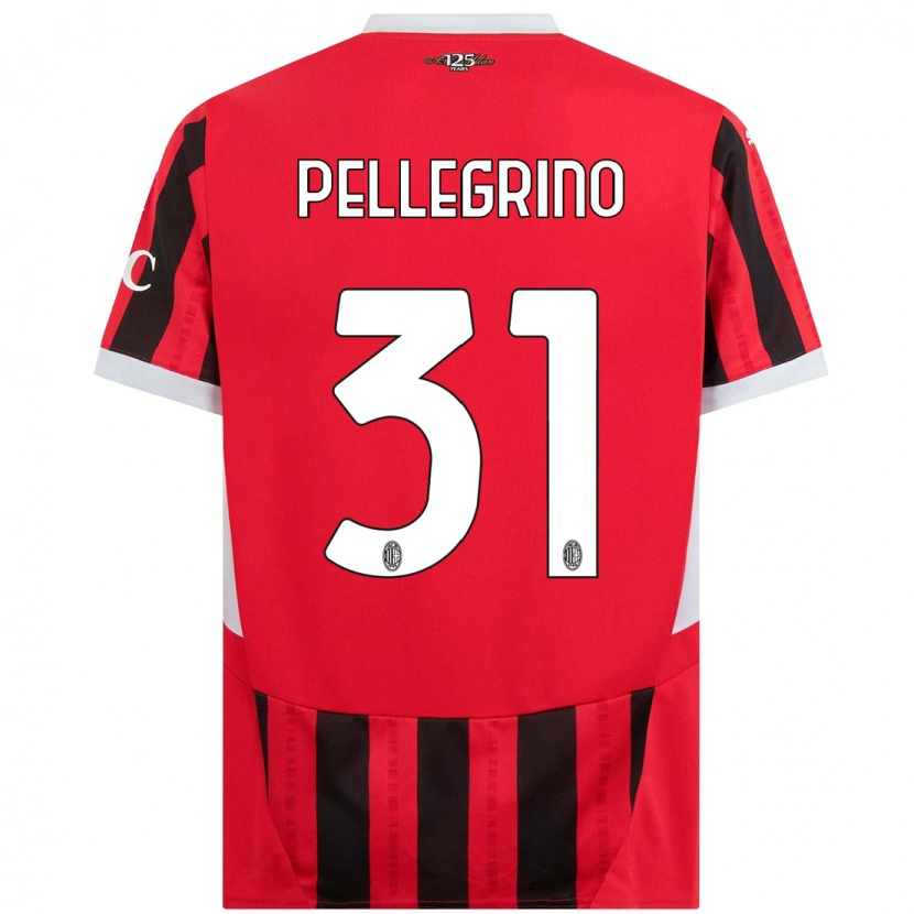 Danxen Men Marco Pellegrino #31 Red Black Home Jersey 2024/25 T-Shirt