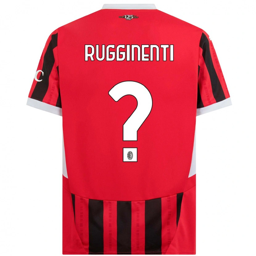 Danxen Men Omar Rugginenti #0 Red Black Home Jersey 2024/25 T-Shirt