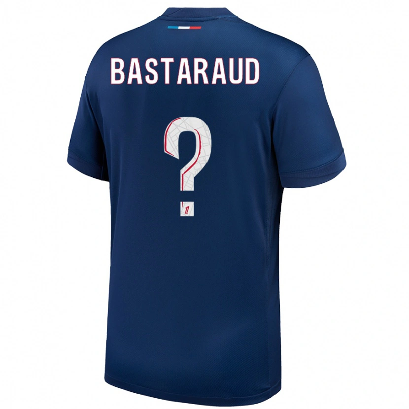 Danxen Men Yanis Bastaraud #0 Navy Blue White Home Jersey 2024/25 T-Shirt