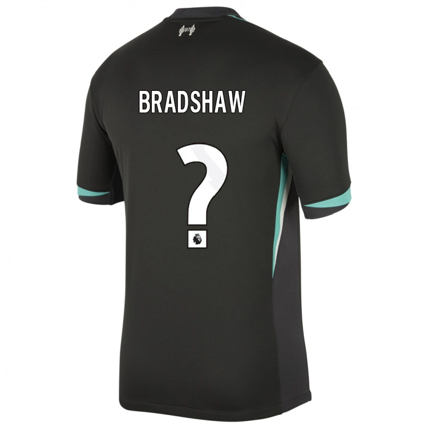 Danxen Men Joe Bradshaw #0 Black Anthracite White Away Jersey 2024/25 T-Shirt