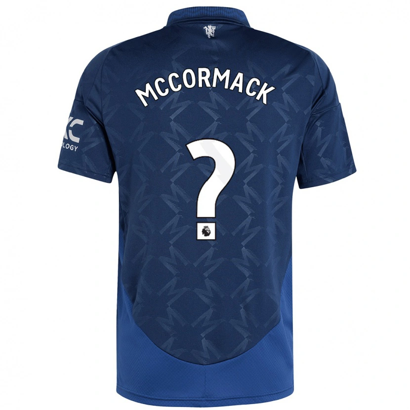 Danxen Men Rafe Mccormack #0 Indigo Away Jersey 2024/25 T-Shirt
