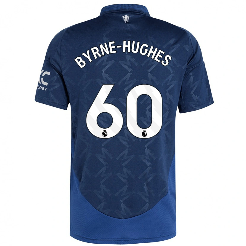Danxen Men Cameron Byrne-Hughes #60 Indigo Away Jersey 2024/25 T-Shirt