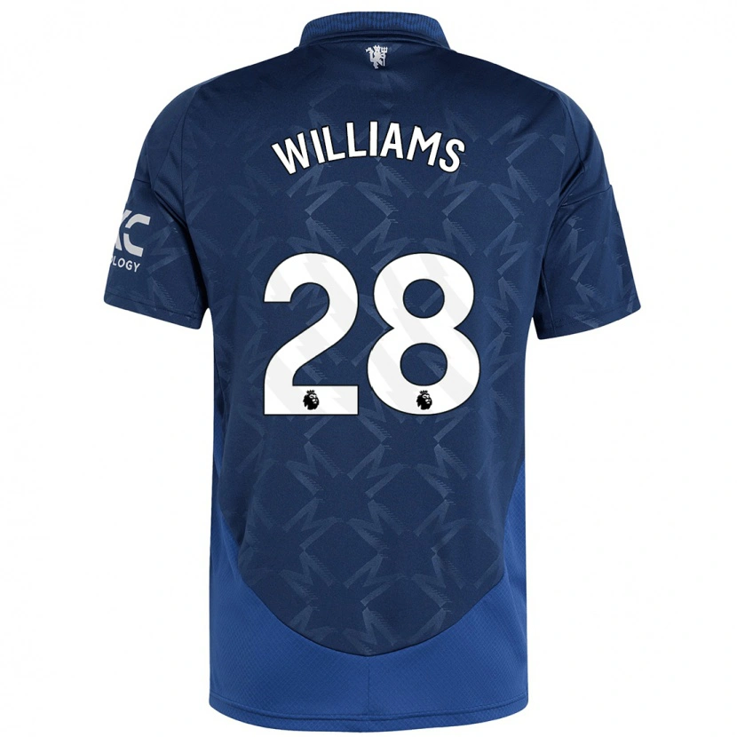 Danxen Men Rachel Williams #28 Indigo Away Jersey 2024/25 T-Shirt