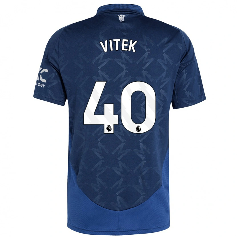 Danxen Men Radek Vitek #40 Indigo Away Jersey 2024/25 T-Shirt
