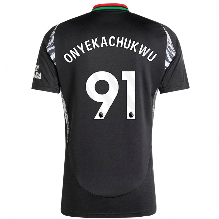 Danxen Men Samuel Onyekachukwu #91 Black Away Jersey 2024/25 T-Shirt