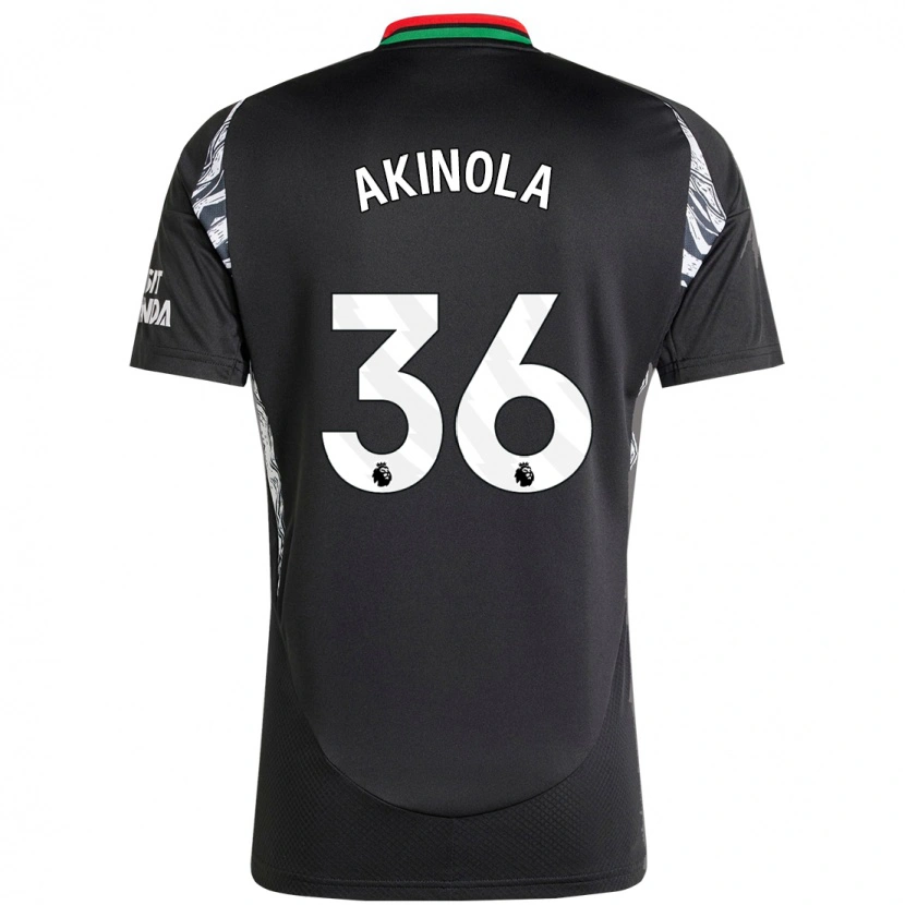 Danxen Men Tim Akinola #36 Black Away Jersey 2024/25 T-Shirt