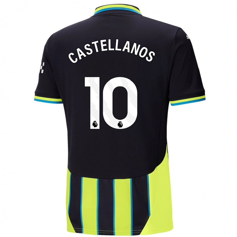 Danxen Men Deyna Castellanos #10 Blue Yellow Away Jersey 2024/25 T-Shirt