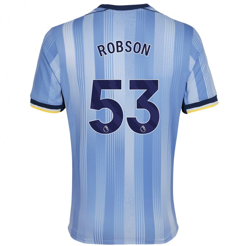 Danxen Men Max Robson #53 Light Blue Away Jersey 2024/25 T-Shirt