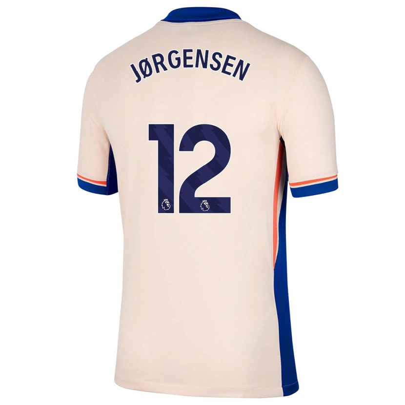 Danxen Men Filip Jørgensen #12 Light Beige Away Jersey 2024/25 T-Shirt