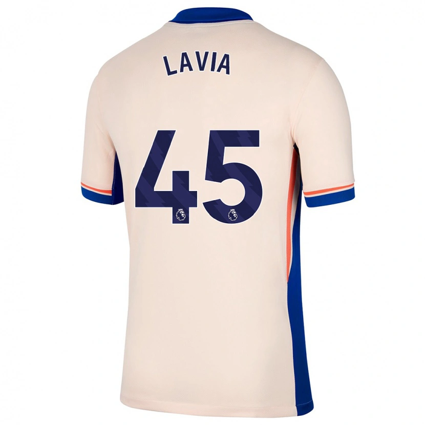Danxen Men Roméo Lavia #45 Light Beige Away Jersey 2024/25 T-Shirt