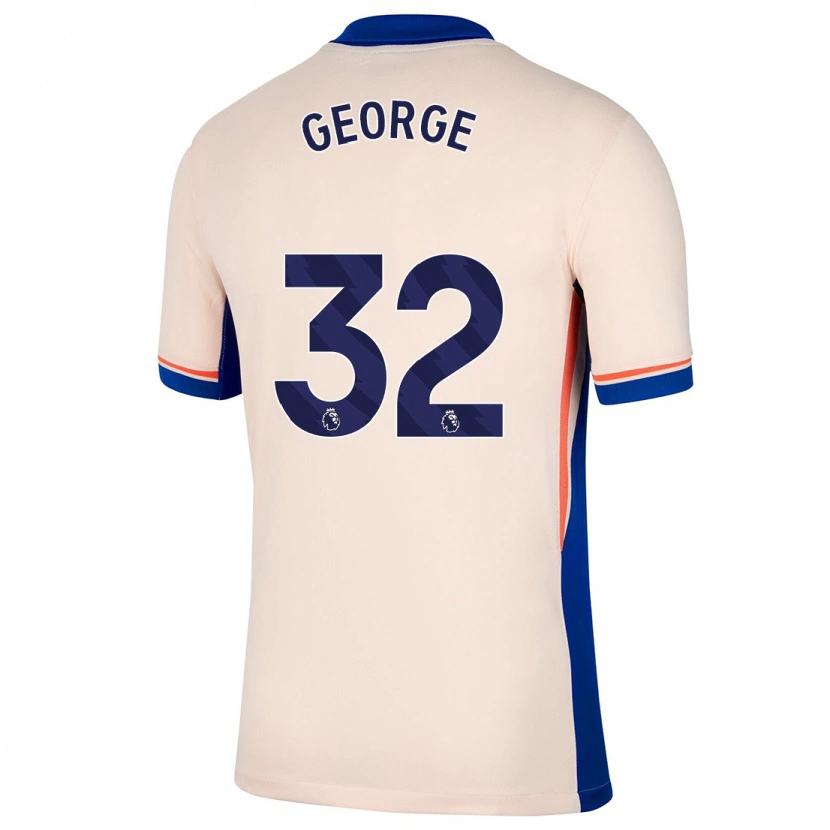 Danxen Men Tyrique George #32 Light Beige Away Jersey 2024/25 T-Shirt