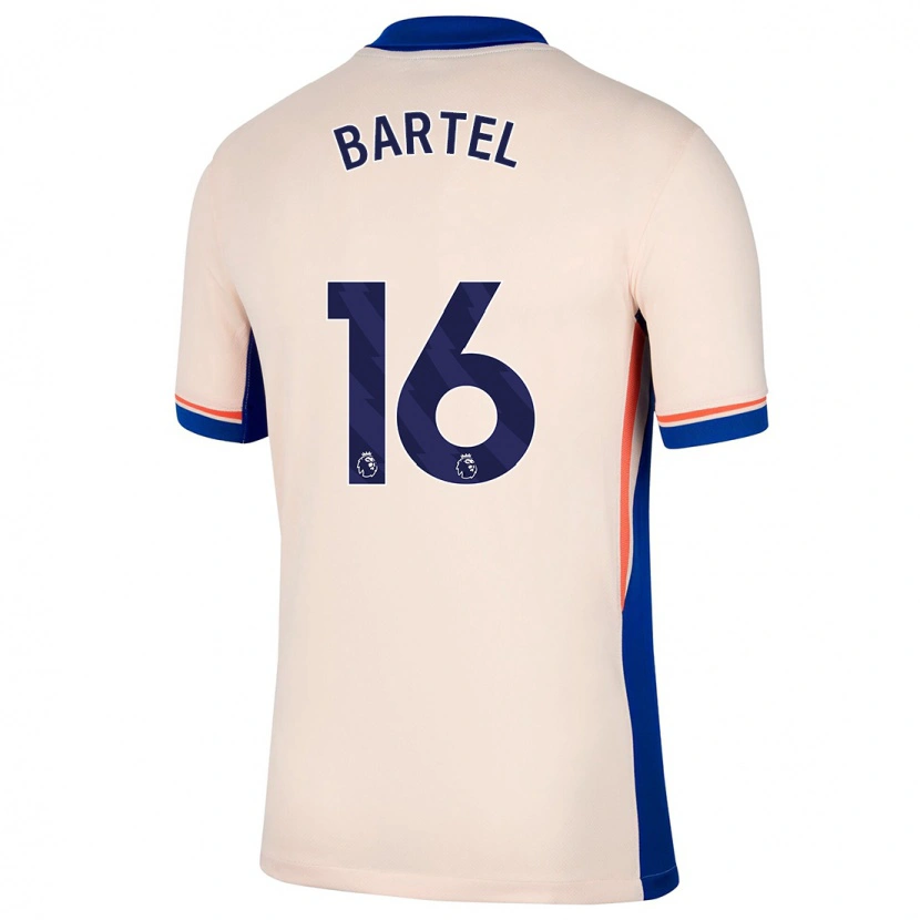 Danxen Men Júlia Bartel #16 Light Beige Away Jersey 2024/25 T-Shirt
