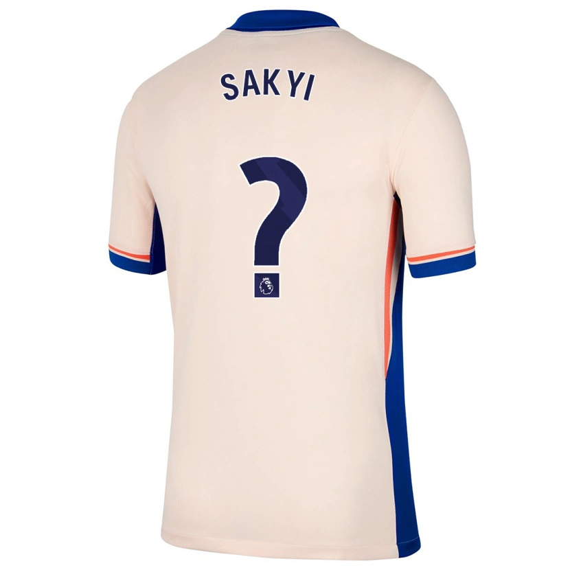 Danxen Men Samuel Rak-Sakyi #0 Light Beige Away Jersey 2024/25 T-Shirt