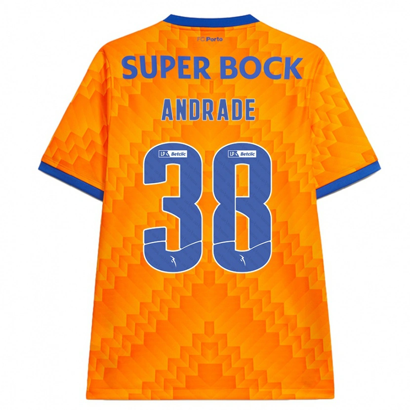 Danxen Men Fernando Andrade #38 Orange Away Jersey 2024/25 T-Shirt