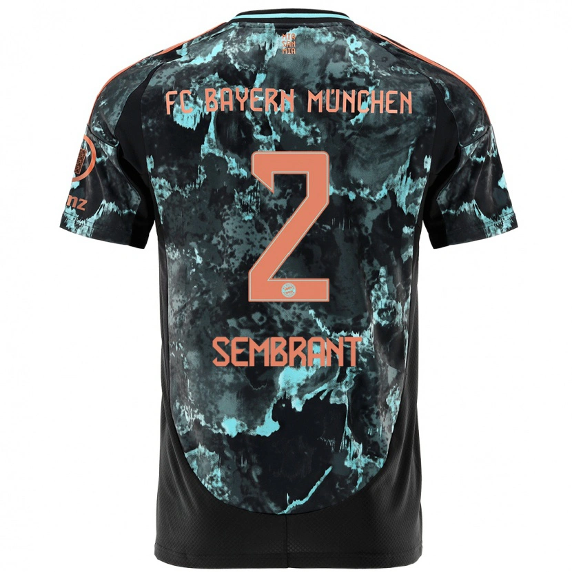 Danxen Men Linda Sembrant #2 Black Away Jersey 2024/25 T-Shirt
