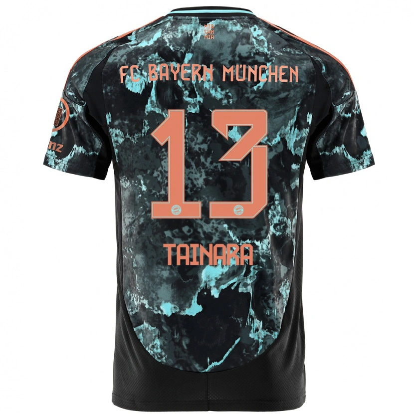Danxen Men Tainara #13 Black Away Jersey 2024/25 T-Shirt