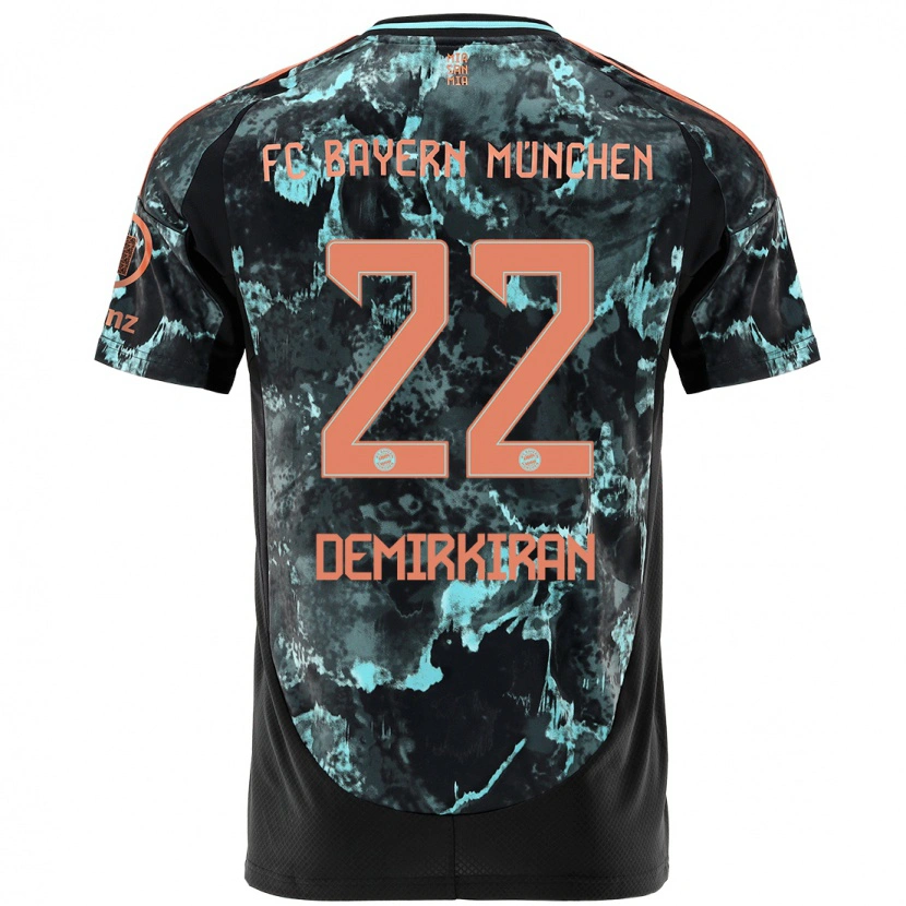 Danxen Men Ediz Demirkiran #22 Black Away Jersey 2024/25 T-Shirt