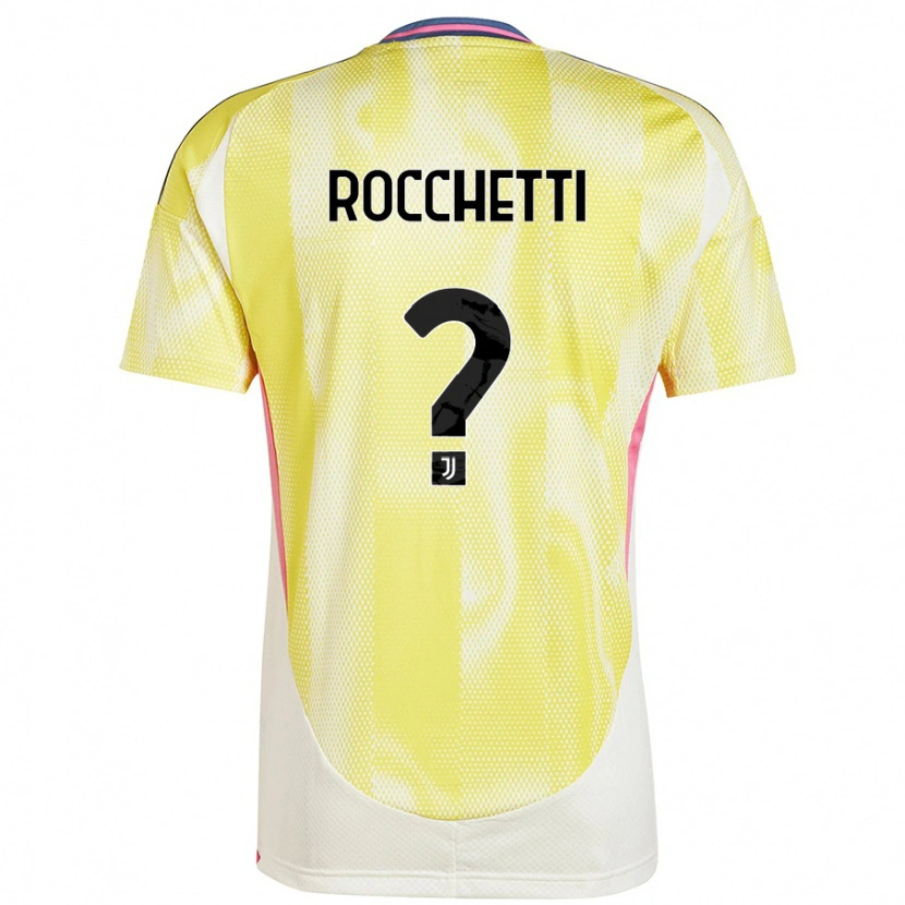 Danxen Men Edoardo Rocchetti #0 Solar Yellow Away Jersey 2024/25 T-Shirt