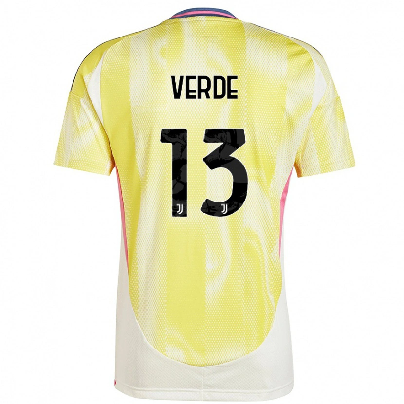 Danxen Men Francesco Verde #13 Solar Yellow Away Jersey 2024/25 T-Shirt