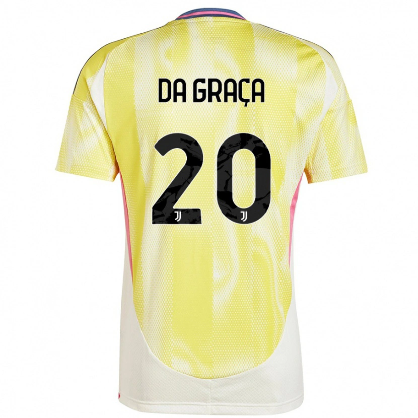 Danxen Men Cosimo Da Graça #20 Solar Yellow Away Jersey 2024/25 T-Shirt
