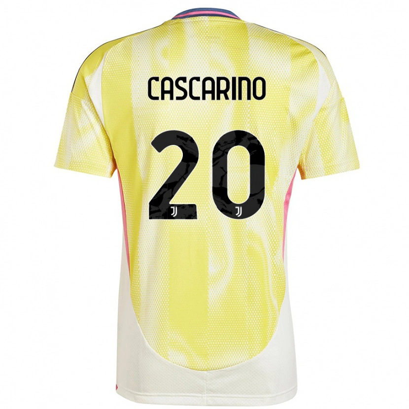 Danxen Men Estelle Cascarino #20 Solar Yellow Away Jersey 2024/25 T-Shirt