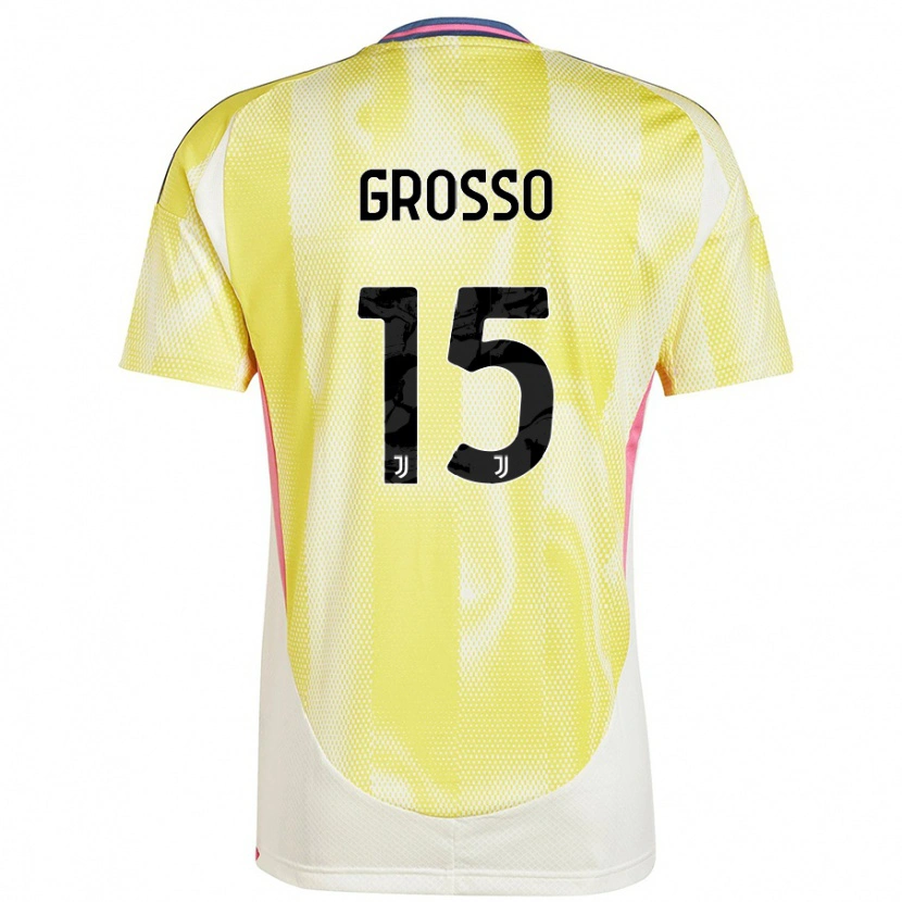Danxen Men Julia Grosso #15 Solar Yellow Away Jersey 2024/25 T-Shirt