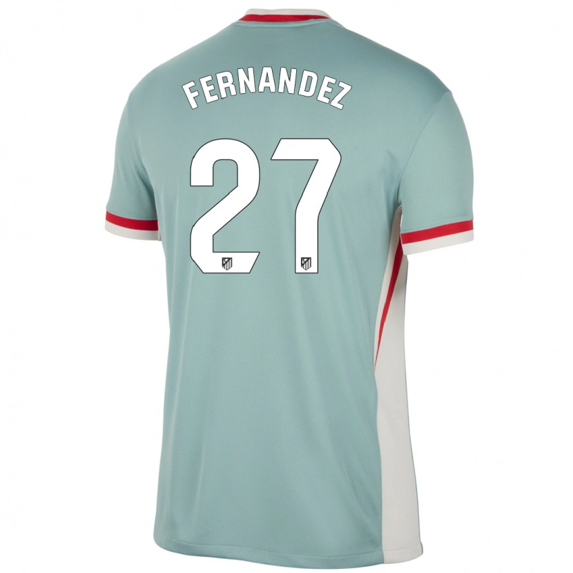 Danxen Men Alexia Fernández #27 Light Beige Blue Away Jersey 2024/25 T-Shirt
