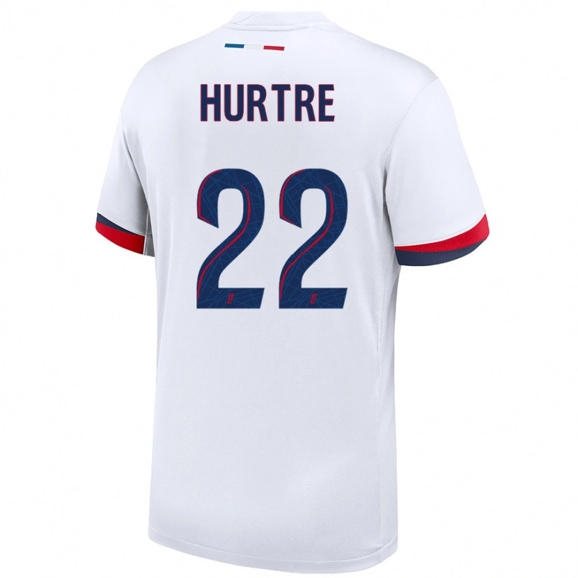Danxen Men Oceane Hurtre #22 White Blue Red Away Jersey 2024/25 T-Shirt
