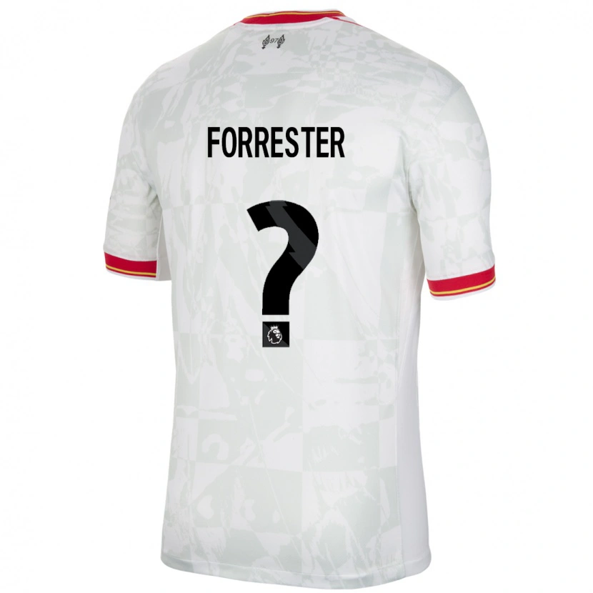 Danxen Men Lamore Forrester #0 White Red Black Third Jersey 2024/25 T-Shirt