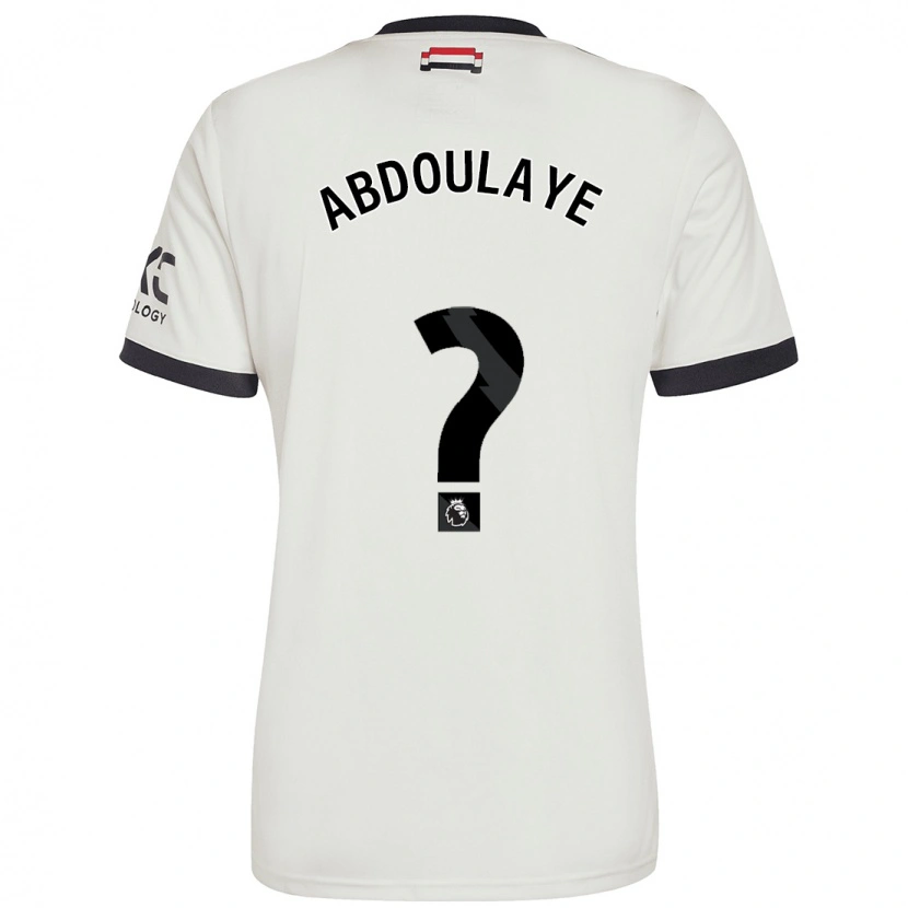 Danxen Men Douka Abdoulaye #0 Off White Third Jersey 2024/25 T-Shirt