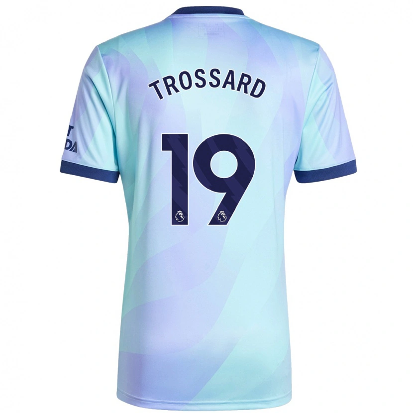 Danxen Men Leandro Trossard #19 Aqua Third Jersey 2024/25 T-Shirt