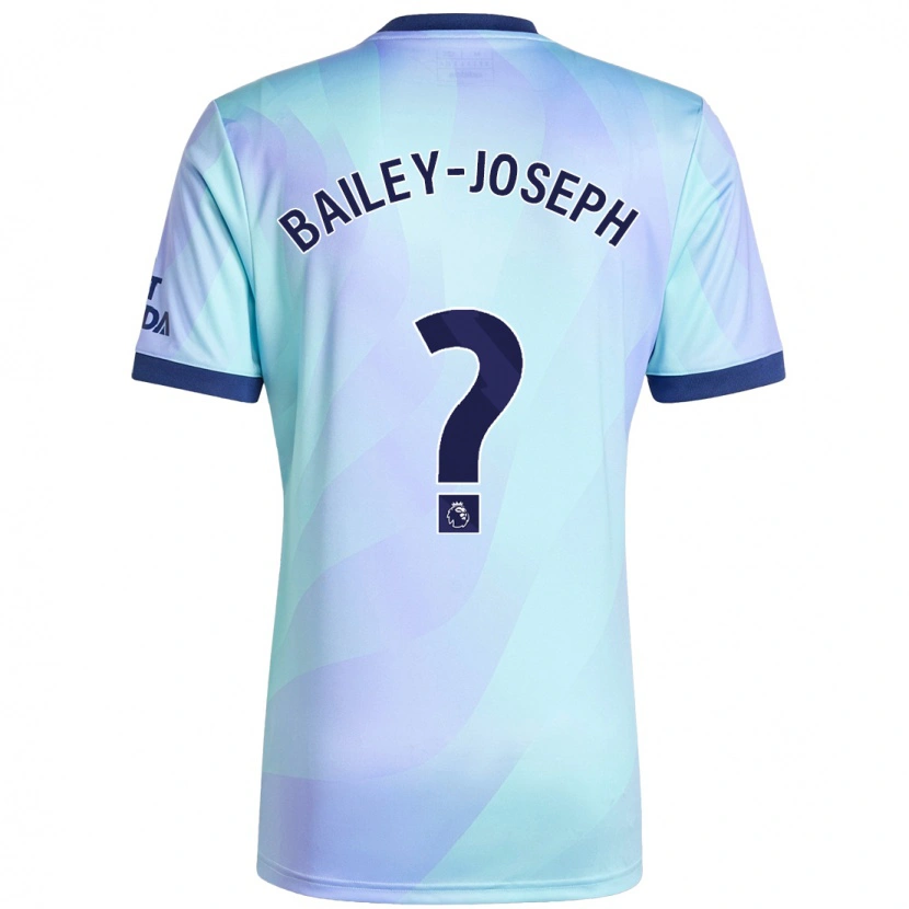 Danxen Men Brando Bailey-Joseph #0 Aqua Third Jersey 2024/25 T-Shirt