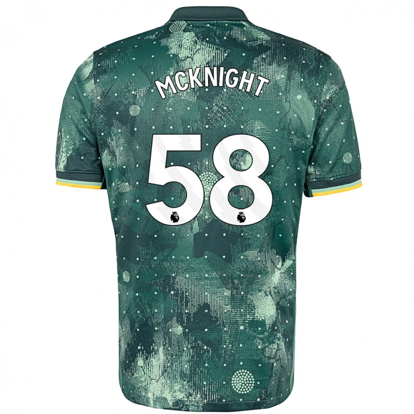 Danxen Men Maxwell Mcknight #58 Mint Green Third Jersey 2024/25 T-Shirt