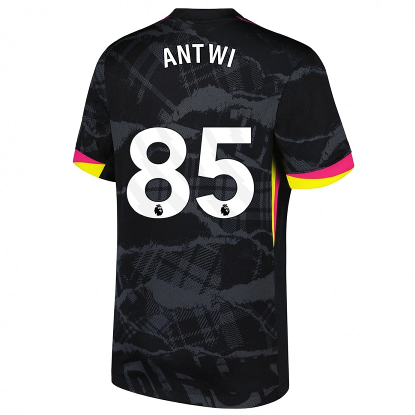 Danxen Men Genesis Antwi #85 Black Pink Third Jersey 2024/25 T-Shirt