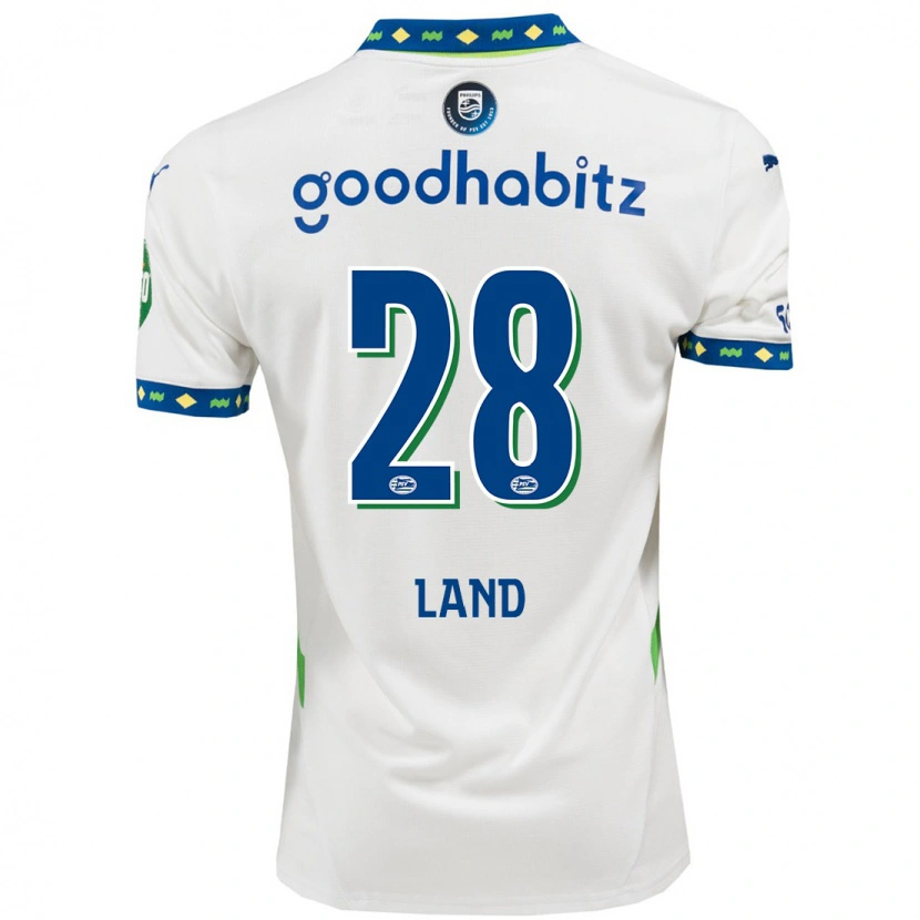Danxen Men Tygo Land #28 White Dark Blue Third Jersey 2024/25 T-Shirt