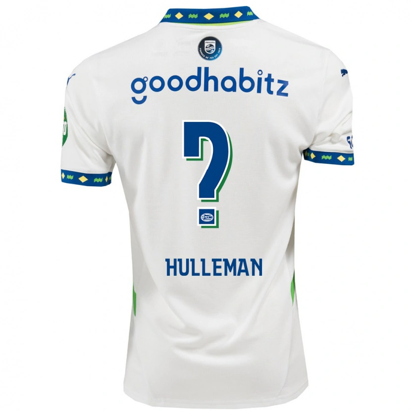 Danxen Men Daan Hulleman #0 White Dark Blue Third Jersey 2024/25 T-Shirt