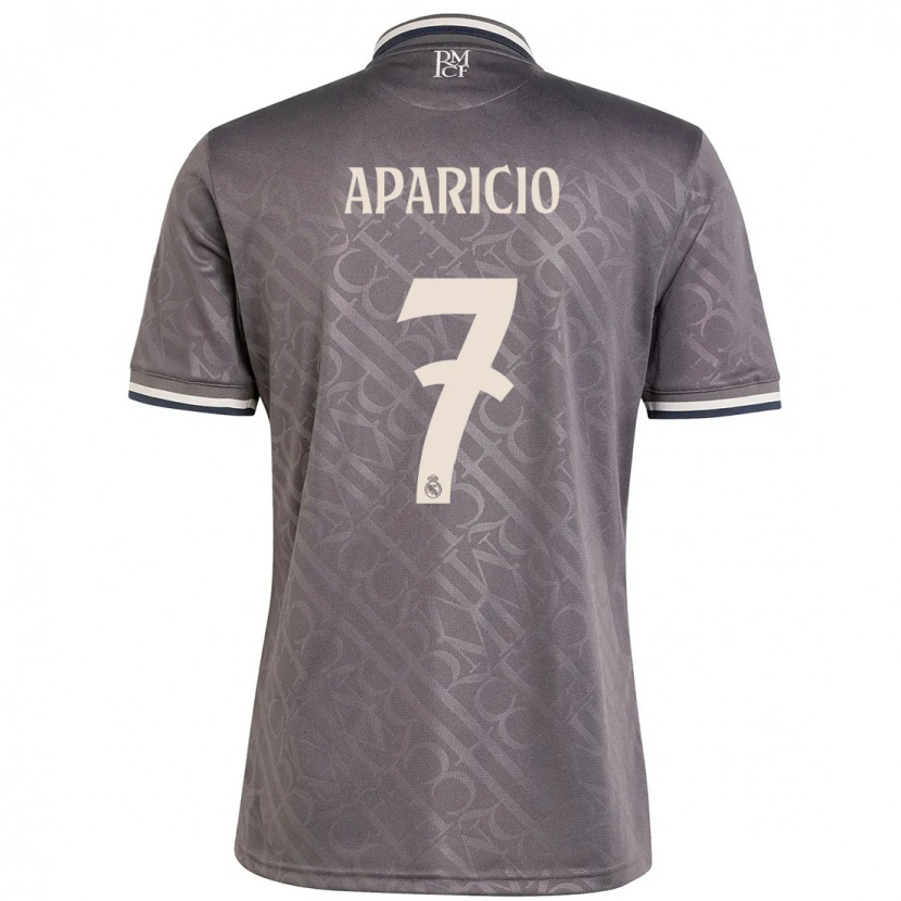 Danxen Men Esteban Aparicio #7 Charcoal Third Jersey 2024/25 T-Shirt