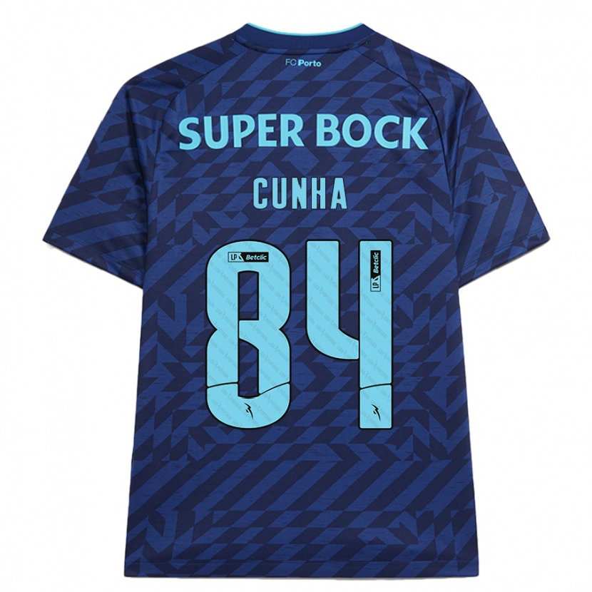 Danxen Men Martim Cunha #84 Navy Blue Third Jersey 2024/25 T-Shirt