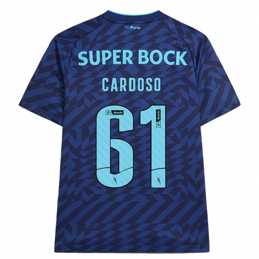 Danxen Men Ivan Cardoso #61 Navy Blue Third Jersey 2024/25 T-Shirt