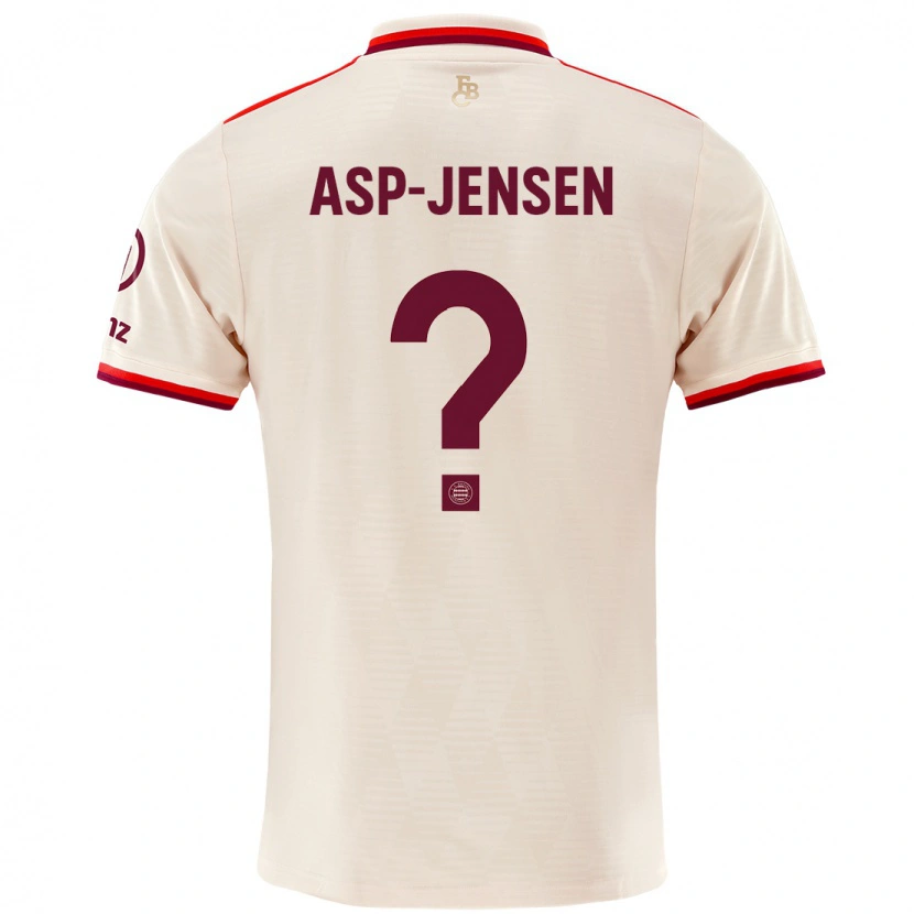 Danxen Men Jonathan Asp-Jensen #0 Linen Third Jersey 2024/25 T-Shirt