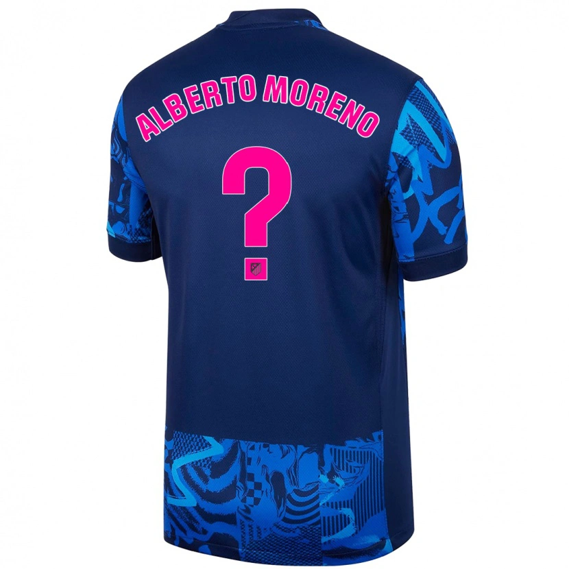 Danxen Men Alberto Moreno #0 Royal Blue Third Jersey 2024/25 T-Shirt