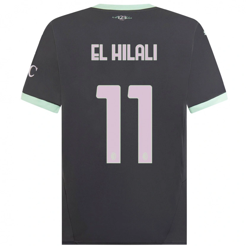 Danxen Men Youns El Hilali #11 Grey Third Jersey 2024/25 T-Shirt