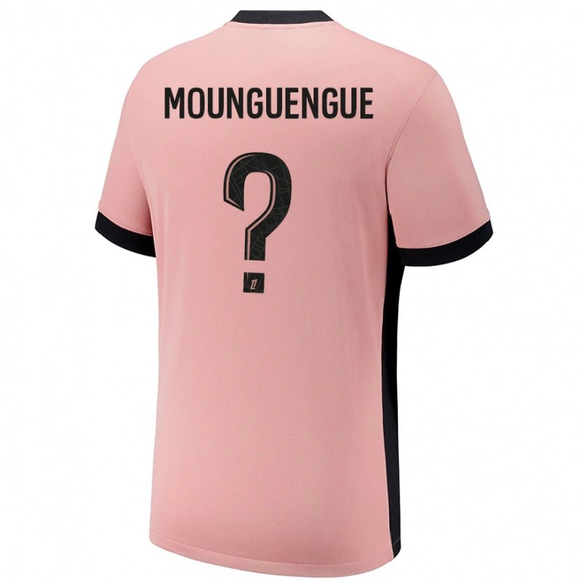 Danxen Men Pierre Mounguengue #0 Rust Pink Third Jersey 2024/25 T-Shirt