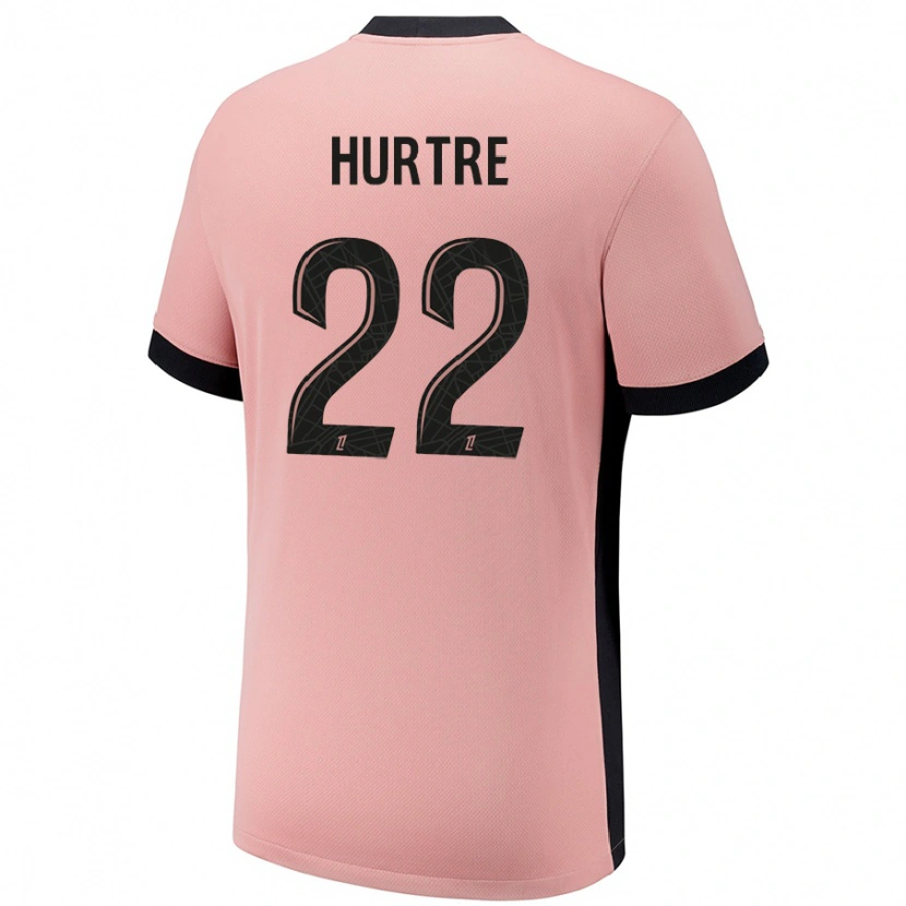 Danxen Men Oceane Hurtre #22 Rust Pink Third Jersey 2024/25 T-Shirt