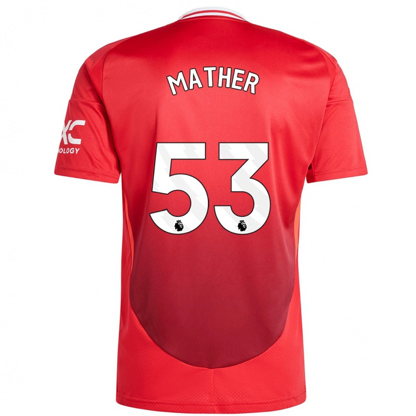Danxen Women Sam Mather #53 Bright Red Home Jersey 2024/25 T-Shirt